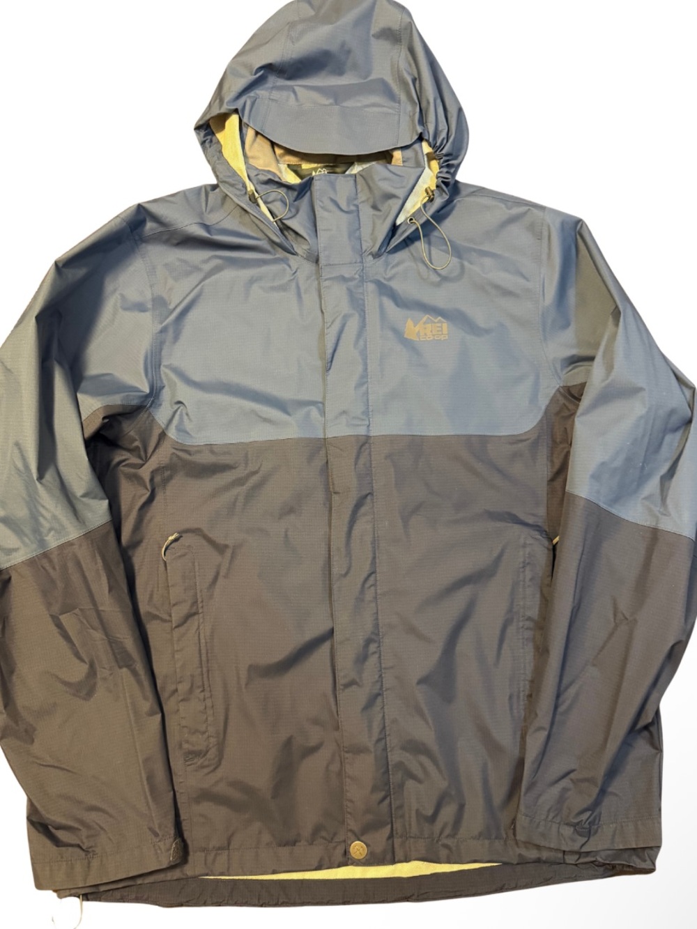 REI Co-op Peak 2.5L Rain Jacket Men’s Large Blue Waterproof Shell